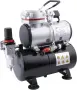 Fengda FD-189 компресор за Airbrush 3L – безмаслен, 6 bar, влагоуловител, за аерограф, снимка 1