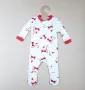 бебешка пижама / гащеризон Pottery barn Kids 50 0-3 56 62 3-6 68 6-9 74 9-12 80 12-18 86 18-24, снимка 3