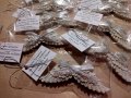 Подаръчета за гости Магнити Ангелски Крила за Кръщене Сватба Подаръци Гипсови Фигурки , снимка 7