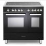 Полупрофесионална електрическа стъклокерамична готварска печка Kenwood CK418SL 90 см Размери 900 x 9