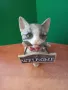 Градинска Фигура Мяукащо Коте от Полеризин с Датчик за Движение, снимка 2