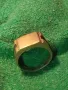 СТАРИНЕН БРОНЗОВ КЛАСИЧЕСКИ РЕТРО ПРЪСТЕН РЪЧНА ИЗРАБОТКА За КОЛЕКЦИЯ 44387, снимка 13