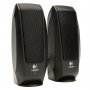 Speakers Тонколони за компютър-лаптоп 2.0  Logitech S120 (5W, 100Hz-20kHz) 220V захранване, снимка 1 - Тонколони - 9794664