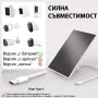 6W 5V Соларен панел с USB-C за охранителни камери, телефони и външни батерии + стойка, снимка 6