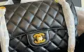 Chanel Дамска Черна Кожена Чанта Код DST78, снимка 3