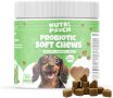 Nutripooch пробиотици за кучета - 120 дъвки, имунитет на червата, облекчаване сърбежа при алергии