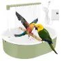 Птича вана Bird Shower с USB захранване за вълнисти папагали и малки папагали НОВО, снимка 1