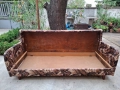 Продавам дървен растегателен диван , снимка 3