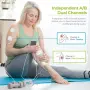 AUVON Dual Channel TENS електростимулатор – 20 режима, снимка 4