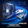 Нови Безжични геймърски слушалки 2.4GHz Bluetooth 50mm 50 часа за игри, снимка 2