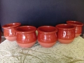 Глинени чашки италия 7-8 см, снимка 1