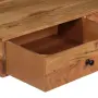 vidaXL Бюро за стена, 90x40x170 см, акациево дърво масив, снимка 4
