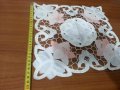 Каре покривка рязана бродерия , снимка 2