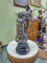 Прекрасна антикварна колекционерска френска фигура статуетка композиция , снимка 3