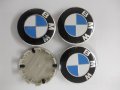 Капачки за Джанти за BMW 56, 60 и 68 мм. Цвят: Синьо/Бяло и Черно/Бяло. Комплект 4 бр., снимка 3