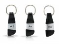 Кожен Ключодържател А3, А4, А6 подходящи за Ауди AUDI кожа + метал, снимка 1 - Аксесоари и консумативи - 34148503