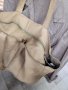 Естествена кожа ОГРОМНА чанта,тип торба,бежева, снимка 11