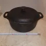 голяма масивна чугунена тенджера, снимка 1