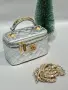 Chanel Луксозна Дамска Чанта Тип Куфар С Капитонирано Покритие И Вградено Огледало Код SK2238, снимка 8