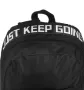  Спортна Раница,  Just Keep Going, черна, 30x18x41см, снимка 3