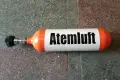 Продавам - 1 брой малка метална бутилка - 2,3L - 3,55кг tara - 250 BAR - атмосфери работно налягане, снимка 2