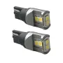 LED крушки T10 W5W LED 12-24V 2 броя, снимка 1