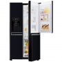 Хладилник с фризер LG GSJ760WBXV*** , 601 l, F , No Frost , Черен, снимка 1 - Хладилници - 36083577