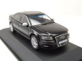 Audi S8 D3 2010 - мащаб 1:43 на SOLIDO моделът е нов в PVC дисплей-кейс, снимка 7