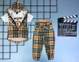 Детски комплект за момче 3 части  на едро burberry, снимка 4