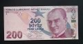 Банкнота . Турция. 200 турски лири. 2009 г .UNC., снимка 2