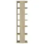 vidaXL Шкаф за обувки, дъб сонома, 27,5x27x102 см, инженерно дърво, снимка 5