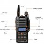 Нова PMR Радиостанция Baofeng 9R PLUS  15W, 9800mAh двубандова DTMF, CTCSS, DCS 136-174 400-520 , снимка 8