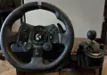 Волан Logitech G923 със скоростен лост и педали, снимка 1