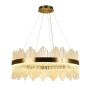 LED ЛЕД Димируем кристален полилей на връв 100 см зллатен, снимка 5