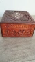 Стара дървена кутия с дърворезба, снимка 7