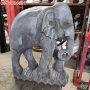 Градинска фигура слонче от бетон