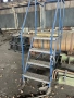 мобилна индустриална/складова стълба с платформа, снимка 2
