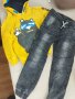 Блузка и дънки 116-122 размер, снимка 1 - Детски Блузи и туники - 35758650