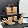 сандали на ток gucci , снимка 7