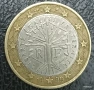 Монета 1 евро от 1999 рядка френска Liberté Égalité Fraternité  , снимка 2