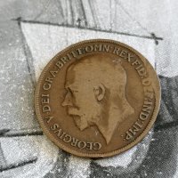 Монета - Великобритания - 1 пени | 1919г., снимка 2 - Нумизматика и бонистика - 34350053