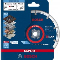 Bosch metal wheel диамантен диск за рязане на метал ф125х1,5, X-lock, 2.608.601.209, снимка 5 - Други инструменти - 36187244
