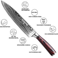 Нов Професионален остър кухненски нож 8 инча/Подарък Домакинство , снимка 2 - Други - 41587365