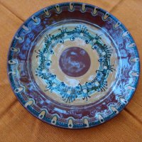 Декоративна керамична чиния, снимка 1 - Декорация за дома - 34326949