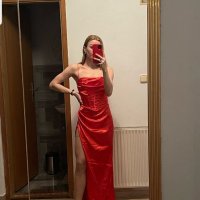 Бална/официална рокля червена, снимка 16 - Рокли - 36805350