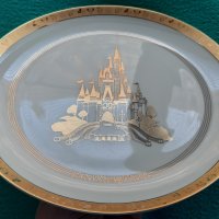 Голяма позлатена чиния Walt Disney World, снимка 1 - Декорация за дома - 35755327