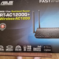 Продавам Dual-band Routet  802.11ac  RT-AC1200G+, снимка 1 - Приемници и антени - 42189392