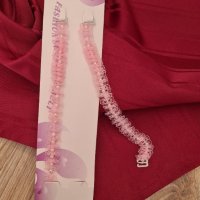 Красиви дантелени розови презрамки за сутиен, снимка 3 - Други - 35844229