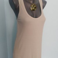 "Zara" резедава рипсена памучна рокля, унивресален размер / колие тип чокър , снимка 4 - Рокли - 41747611