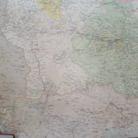 Стара  карта на НР България 1987 г., снимка 3 - Колекции - 40467429